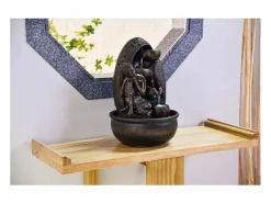Zen Light Fuente LED de interior del Buda de Krishna Negro Hot
