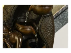 Zen Light Fuente LED de interior del Buda de Krishna Negro Hot