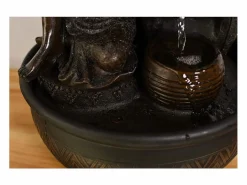 Zen Light Fuente LED de interior del Buda de Krishna Negro Hot