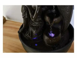 Zen Light Fuente LED de interior del Buda de Krishna Negro Hot
