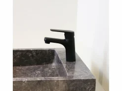 Essebagno Full mezclador bajo lavabo mate Negro Best