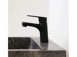 Essebagno Full mezclador bajo lavabo mate Negro Best