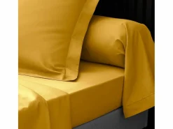 Promo Linge Funda De Travesaño|Funda de Almohada de Algodón Percal 85x185cm Curry