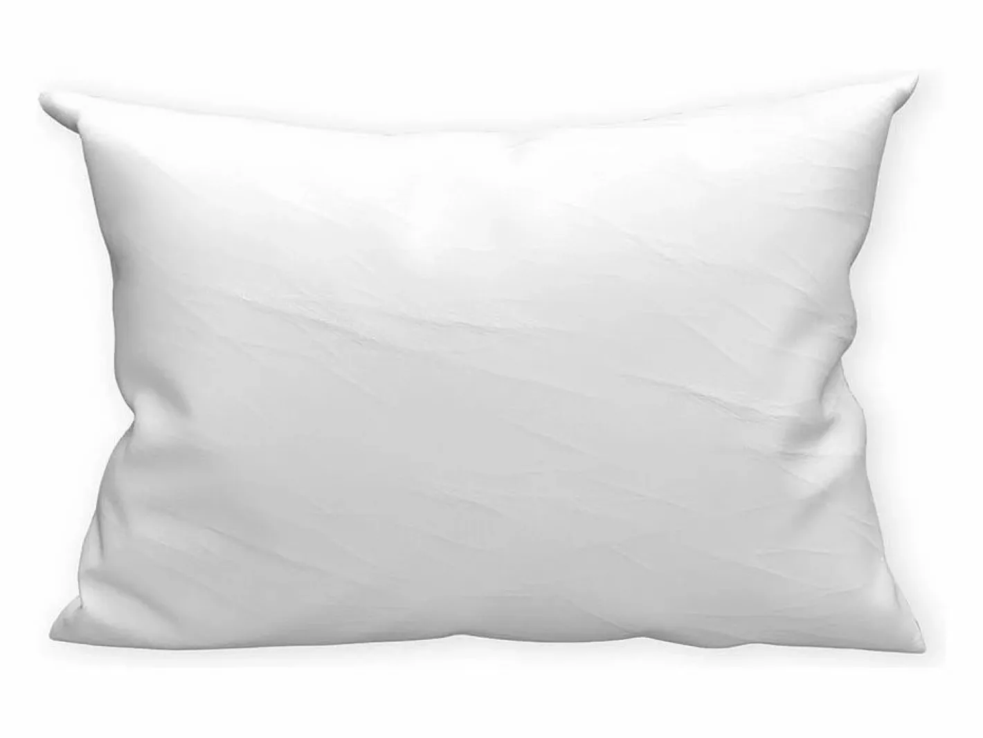 Soleil d'ocre Funda de almohada de algodón protector 50x70 cm FRANELA Blanco