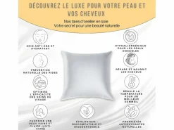 Inphysio Funda de Almohada en Pura Seda de Morera 65x65 Blanco Sale