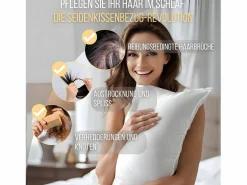 Inphysio Funda de Almohada en Pura Seda de Morera 65x65 Blanco Sale