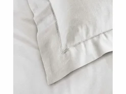 Funda De Almohada|Funda de Almohada "Lina" 63x63cm Blanca de Algodón Certificado Oeko-Tex
