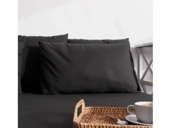 Funda de almohada lisa 50x70 cm ZZZ^Soleil d'ocre Best