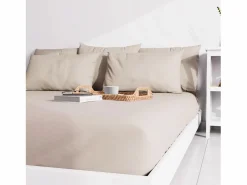 Funda de almohada lisa 50x70 cm ZZZ lino^Soleil d'ocre Hot