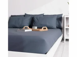 Soleil d'ocre Funda de almohada lisa 63x63 cm ZZZ vaqueros es Azul Online