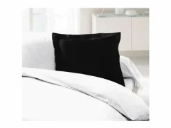 Funda de almohada Lovely Home 63 x 63 cm Negro Clearance