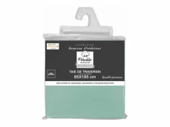 Promo Linge Funda de almohada percal color salvia 85 x 185 cm Multicolor