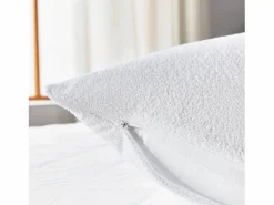 PIKOLIN Funda De Almohada|Funda de Almohada 90x40cm| HOME| Rizo| Aloe Vera| Impermeable