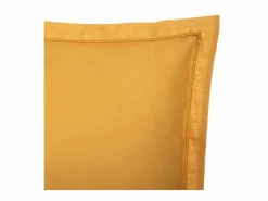 Atmosphera Funda De Almohada|Funda de cojín algodón ocre de 50x70cm