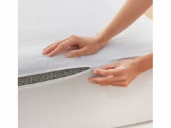 PIKOLIN Protector De Colchón|Funda de colchón 80x196cm| HOME| 100% Algodón| Cremallera L