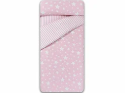 Funda Nordica Infantil/Juvenil reversible GIVETTE Pink Cama de 90^Cotton Artean New