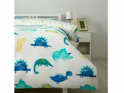 Cotton Artean Funda Nórdica|Funda Nordica Reversible Infantil Rex Cierre con Botones Cama de 90