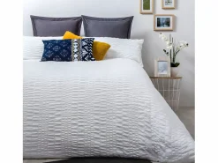 Cotton Artean Funda Nórdica|Funda Nordica SEERSUCKER microfibra bambula Cama de 180