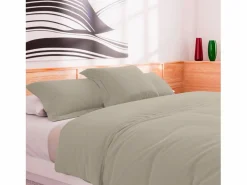 Soleil d'ocre Funda Nórdica|Funda nórdica de algodón 57 hilos 240x220 cm lino LISO, por