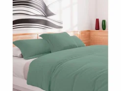 Soleil d'ocre Funda Nórdica|Funda nórdica de algodón 57 hilos 240x220 cm liso mar, por