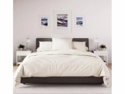 Soleil d'ocre Funda nórdica de polialgodón 240x220 cm PERCALE lino, por Beige Discount