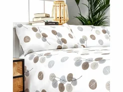 Funda nórdica HONDARRIBIA 100% algodón orgánico cama 135^Cotton Artean Online