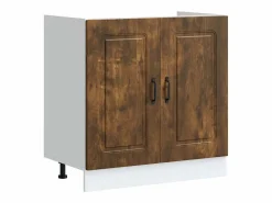 vidaxl Cocina Completa|Gabinete de cocina Kalmar 2 pcs Marrón 80 x 46 x 81.5 cm