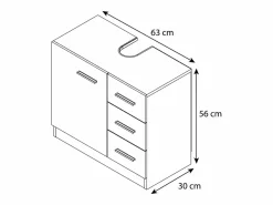 VCM Mueble De Lavabo|Gabinete de lavabo Zalo
