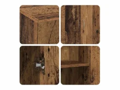 Armario Oficina|Gabinete de oficina de madera antigua 60 x 32 x 77,5 madera de ingeniería