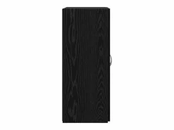 Gabinete de oficina de roble 60 x 32 x 77,5 Madera de ingeniería Negro Clearance