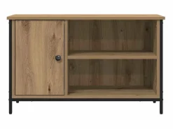 Clicnbuy Gabinete de TV Roble artisan 80 x 40 x 50 cm Marru00f3n Best
