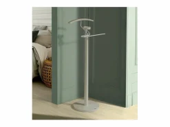 Galán De Noche|Galan 338 cromo satinado lacado en vison. 112 cm(alto), 46 cm(ancho), 34 cm(fondo)
