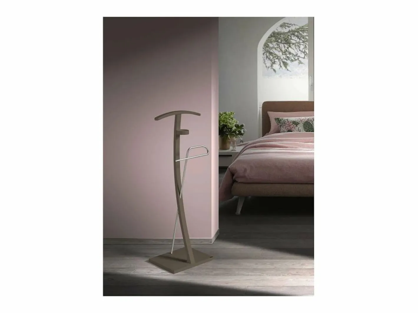 Galán De Noche|Galan 396 herraje cromo satinado lacado moka, 113 cm(alto)40 cm(ancho)28 cm(largo)
