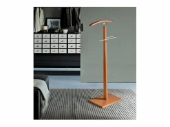 Galán De Noche|Galan 303 herraje cromo satinado y madera color cerezo. 114 cm (alto), 48 cm (ancho), 28 c