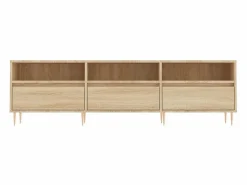 Garden Furniture Mueble Tv|Galax Mueble de TV madera contrachapada roble Sonoma 150x30x44,5 cm