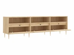 Garden Furniture Mueble Tv|Galax Mueble de TV madera contrachapada roble Sonoma 150x30x44,5 cm