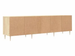 Garden Furniture Mueble Tv|Galax Mueble de TV madera contrachapada roble Sonoma 150x30x44,5 cm