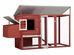 Cama De Animales De Compañía|Gallinero con 1 jaula para huevos madera ES120492