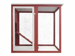 Cama De Animales De Compañía|Gallinero con 1 jaula para huevos madera ES120492