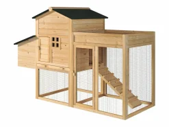 Gallinero con valla y huerto 4 gallinas - Alt. 109 cm - Natural - CAMPORA^Vente-unique New