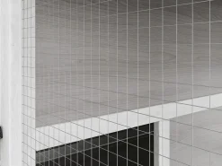 Gallinero de madera con corral, 8 gallinas, L. 201 x P.142 x H. 171 cm, Gris y blanco, GALLUS^Vente-unique Online