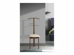 Galán 364 con asiento herrajes cromado satinado lacado en nogal, 108 cm(alto)46 cm(ancho)^ Sale