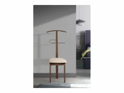 Galán 364 con asiento herrajes cromado satinado lacado en nogal, 108 cm(alto)46 cm(ancho)^ Sale