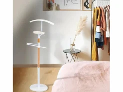 Hispanohogar Galán De Noche|Galán de noche - A110cm x L45cm x F28cm - metal y madera /fresno - Nature