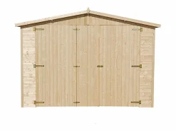 Timbela Garaje|Garaje de madera natural - A222x516x324 cm / 15 m² - M101