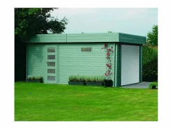 Garaje "Moderno" - 19,26 m² - 3,58 x 5,38 x 2,56 m - 40 mm - Puerta motorizada^ Online