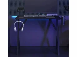 Garden Furniture Mesa Gaming|- Escritorio gaming con patas en forma de Y 90x60x75 cm