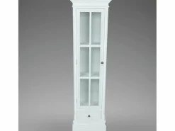 Garden Furniture Librería|- Estantería moderna con 3 estantes de madera blanca