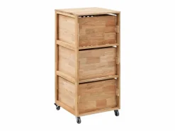 Garden Furniture Columna De Baño|- Mueble de baño madera maciza de nogal 41x41x91 cm