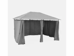 Gazebo de jardín 3x4m con cortinas^Sweeek Sale